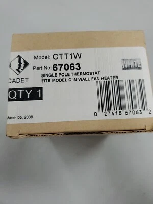 CTT1W Cadet 1p Thermostat - Image 1 of 3