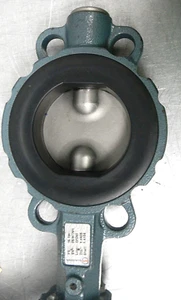 EBRO ARMATUREN 3" Z011A DN80 PN16 BUTTERFLY VALVE DISC: 1.4408 SS. - Picture 1 of 5