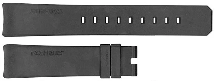 Tag Heuer Classic 2000 男式 20 毫米橡胶表带适用于 Tang Buckle FT8002 — 第 1/1 张图片