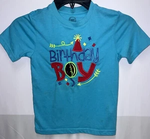 Wonder Nation Birthday Boy T-Shirt Boys Size XS 4-5 - Picture 1 of 7