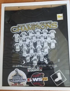 Chicago White Sox 2005 World Series Champion T-Shirt In Frame / 17"x21" - Picture 1 of 1