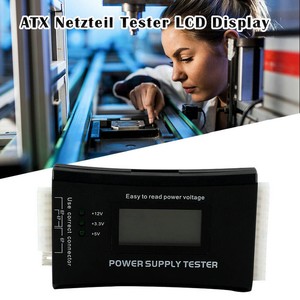 Power Supply Tester PC Computer LCD 20/24 Pin 4 PSU ATX BTX ITX SATA HDD Digital