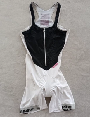 Assos tB.laalaLai женщин белый с подкладкой велосипедный костюм нагрудник шорты размер L - Изображение 1 из 4