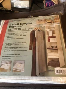 Closet maid Hanging Closet Organizer 6 Shelves New - Picture 1 of 5