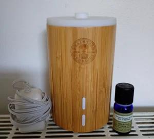 NEAL'S YARD REMEDIES Bamboo Esta Aroma Diffuser for Natural + Essential Oil VGC - Picture 1 of 11
