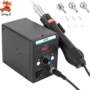 858D Hot Air Heat Gun SMD Rework Station Iron Solder Soldering Welding AU - Picture 1 of 17