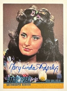 Tarjeta automática Star Trek: Mary-Linda Rapelye como IRINI GALLIULIN 2004 A97 WAY TO EDEN - Imagen 1 de 2
