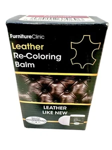 Furniture Clinic Maroon Leather Re-Coloring Restoring Balm Sponges Sealed 8.5oz - Picture 1 of 10