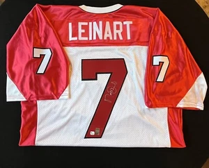 Matt Leinart Arizona Cardinals Custom Signed Jersey Leinart Sticker Cert - Picture 1 of 2