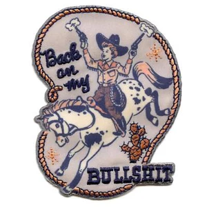 Steven Rhodes Artist Patch Back On My BS Sublimated Embroidered Iron On - Picture 1 of 2