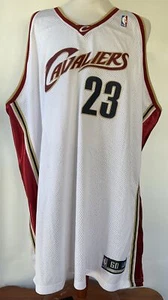 Reebok Authentic Cleveland Cavaliers Lebron James 23 Rookie Jersey Size 60 - Picture 1 of 9