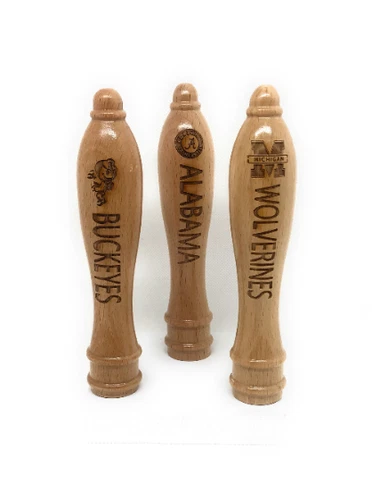 NCAA Engraved Pub Style Beer Tap Handle ACC SEC Big 10 12 Pac BYU Cover