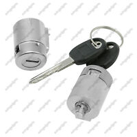 Pair Set Door Lock Cylinder Kit with Keys for GMC Chevy C1500 K1500 Tahoe Yukon