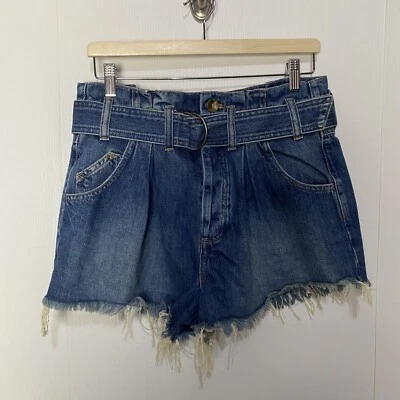 Free People We The Free See You Sometime Cut Offs azul talla corta. Foto 1 de 4