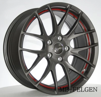 Mini Allwetter Breyton Race GTS-R 7jx17 5X112 mattgun redlip F54 F55 F56 Micheli - Bild 1 von 4
