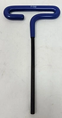 T-Handle Hex Key Wrench 7/32" Blue Qty 18 - Image 1 of 3
