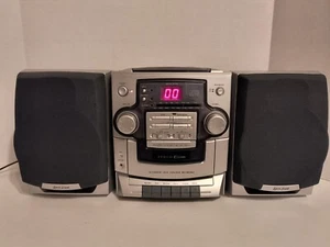 Lenoxx Sound CD Cassette AM/FM Radio Boombox Player CD-1492 - Tested Works - Picture 1 of 13