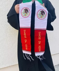 Class Of 2024 Embroidered Stole Unisex Class Of 2024 Estola De Graduación - Picture 1 of 9