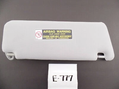 New OEM genuine Lexus LH Sun Visor 2004-2006 ES330 Lighted Gray Cloth 743203T070 - Image 1 of 2