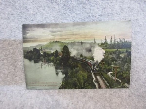 1910 NORTHERN PACIFIC Rail Road RR  POSTCARD  COWLITZ RIVER Washington State - Picture 1 of 2
