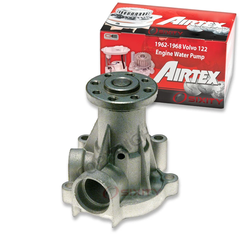 Bomba de agua del motor Airtex para Volvo 122 1962-1968 1,8 L L4 refrigerante anticongelante encendido Foto 1 de 4