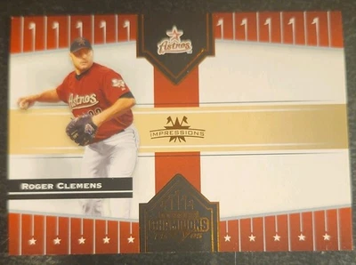 Roger Clemens 2005 Donruss Champions Impressions Orange 57/75...MINT - Image 1 of 2