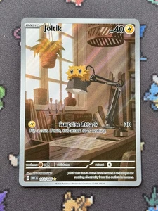 Joltik 116/086 S&V Blanco Flare Ilustración Raro Pokemon Tarjeta Arte Completo Holo - Imagen 1 de 2