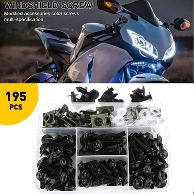 149x Fairing clips Spring Nuts Truss Screws Bolts Wrench For Yamaha Honda Simson - Image 1 of 4