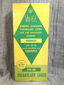 Vis-Ed French Vocabulary Cards for Language Students Complete - Picture 1 of 10