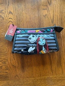 Disney Nightmare Before Christmas Loungefly Jack Sally Kosmetiktasche Etui Neu mit Etikett - Bild 1 von 3