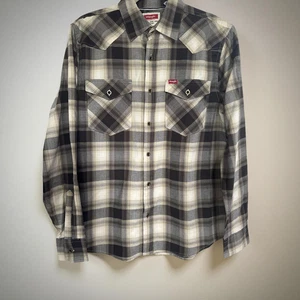 Wrangler Camicia Uomo Slim Fit Twill Bottoni Casual 3XL 2 Tasche Pulitore Occhiali da Sole - Foto 1 di 7