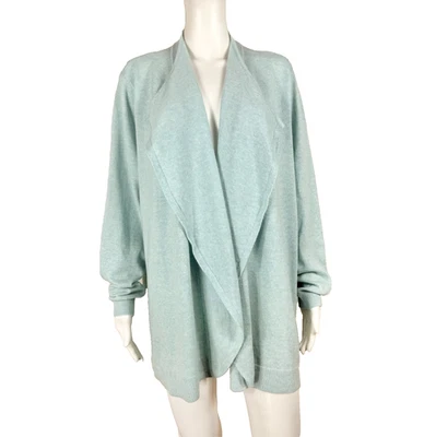 LANDS' END 100% Cashmere Cardigan Sweater NWT NEW Plus 2X 20W-22W - NTSF - Image 1 of 4