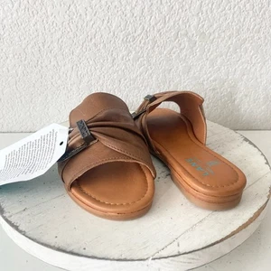 Lane Boots Mujer Sandalias Occidentales 7.5 Marrón Informal Vaquera Sin Cordones Hebilla Planas - Imagen 1 de 10