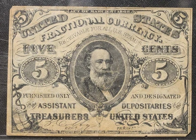 United States 5 Cent Fractional Currency FR#1238 - Image 1 of 2