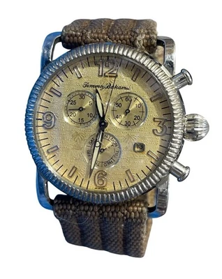 Tommy Bahama Men's Watch TB 1021 Sterling Swiss VTG 40mm (READ) - Image 1 of 4