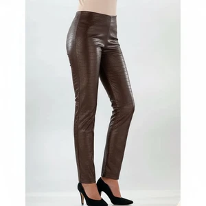 OFERTA! Pantalón mujer efecto serpiente color BRONCE talla 46 - Imagen 1 de 3