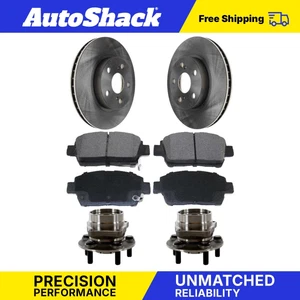 Front Brake Rotors Ceramic Pads Hubs for 2004-2008 2009 Toyota Prius 1.5L - Picture 1 of 7