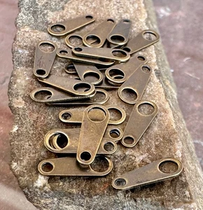 20 pestañas de cadena de latón envejecido para collar o pulsera - Imagen 1 de 7