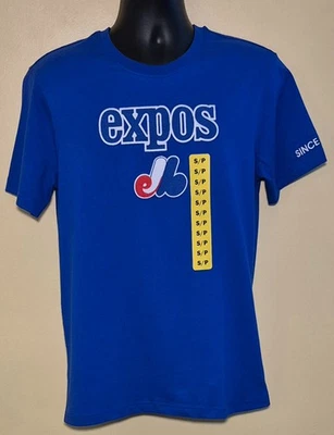 Retro Montreal Expos Cooperstown Collection MLB Baseball Shirt NWT Size S - Image 1 of 4