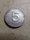 DDR 5 Pfennig 1952 E #-867