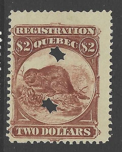 Bigjake: Quebec QR-14, $2.00 sello de registro - ingresos - Imagen 1 de 2