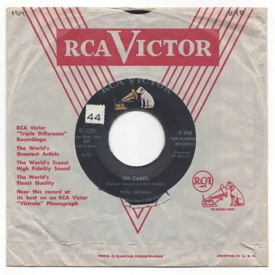 NEIL SEDAKA, "OH! CAROL" - Image 1 of 3