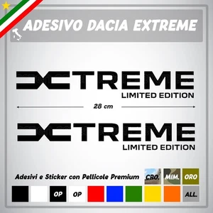 Kit 2 Klebstoffe Dacia Duster Extreme Prespaced Aufkleber Sticker Für Karosserie - Bild 1 von 1