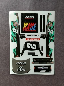 2025 Custom Stephen Mallozzi #2 Stacking Dennys 1/64 Peel & Stick Decals - Picture 1 of 1