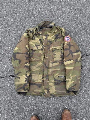 Canada Goose New Maitland Down Parka Abrigo Chaqueta Para Hombre L Foto 1 de 4