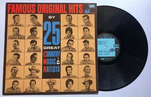 Famous Original Hits By 25 Great Country Music Artists Buck Owens Ernest Tubb LP - Picture 1 of 5