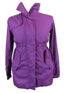 Members Only Womens Medium Purple Windbreaker Jacket - Picture 1 of 8