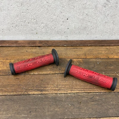 ODI Intense Grips Old School BMX Mountain Bike MTB Bicycle Red Dual Compound - Image 1 of 4