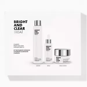 BRIGHT AND CLEAR TREAT Kit Trattamento Completo Intensivo Schiarente Illuminante - Foto 1 di 1