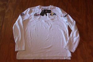 Los Angeles Rams Super Bowl LVI  Long-Sleeve Onfield Shirt Men's Size L NWT